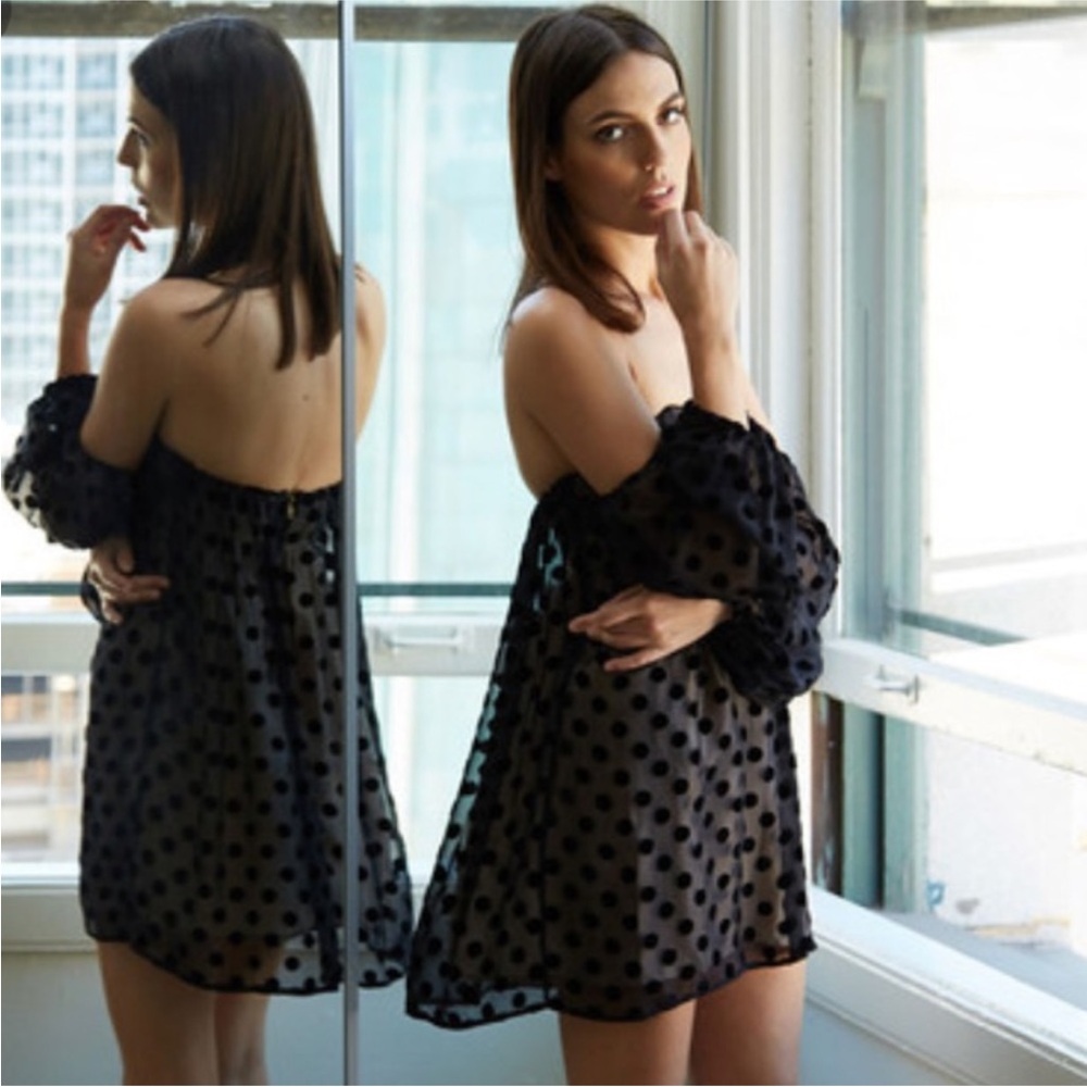 Stone cold fox Marrakech polka dot dress size 1